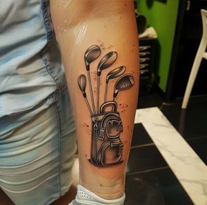 6. The Golf Bag tattoo