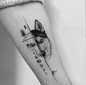 The Moon Phase and The Husky Tattoo