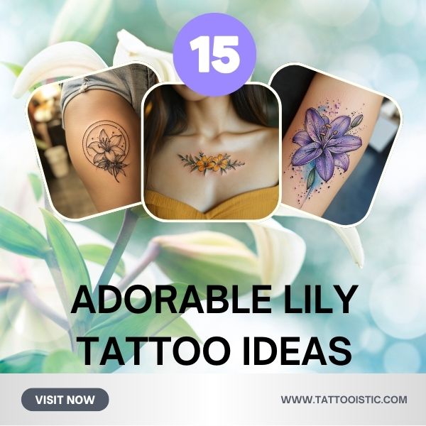 15 Adorable Lily Tattoo Ideas