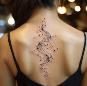 1. Capricorn Constellation Tattoo