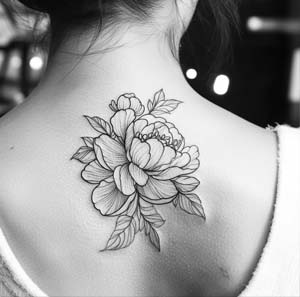 12_Peony_Linework_Tattoo